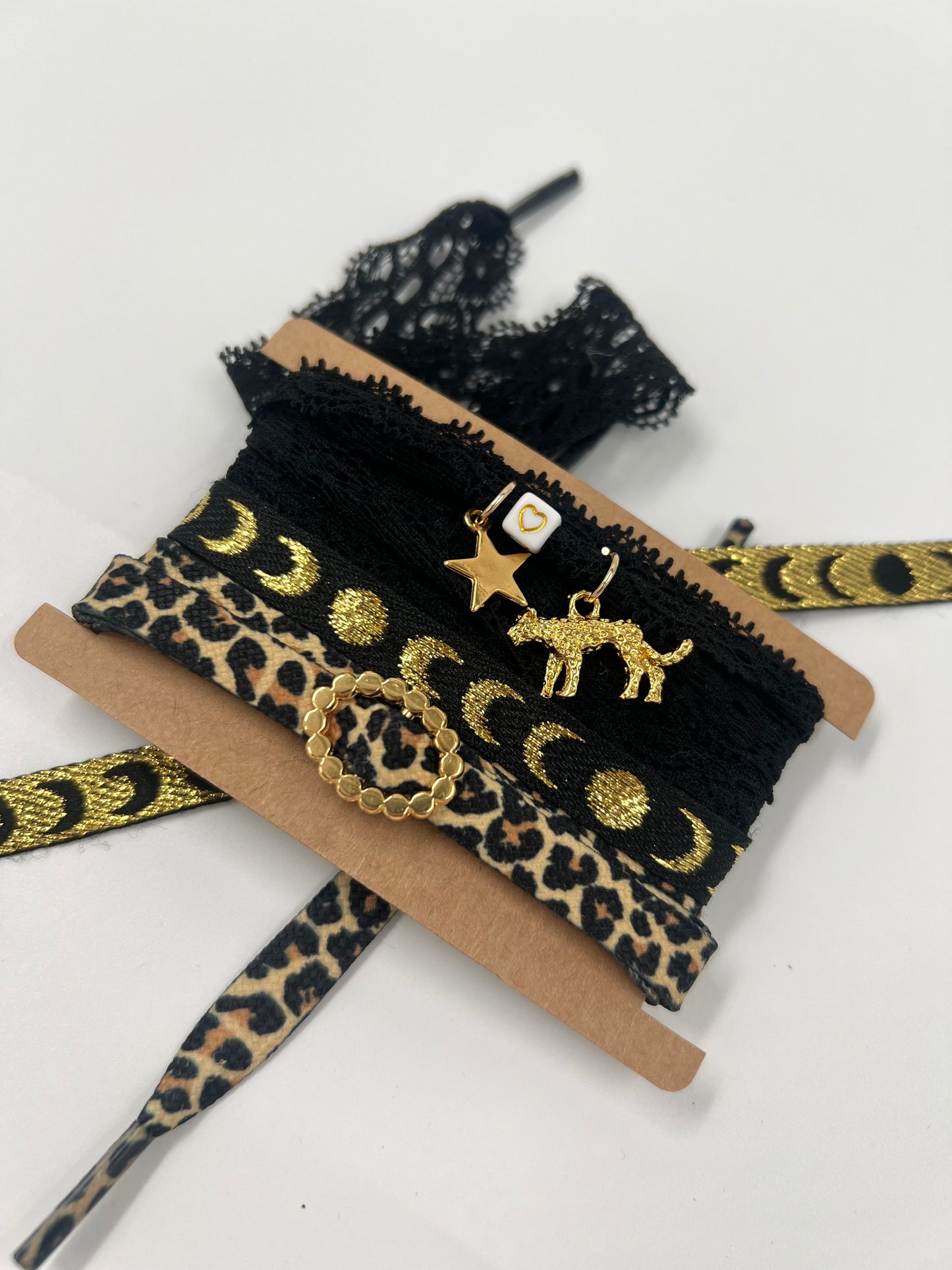 Set veters en bedels - panter kant
