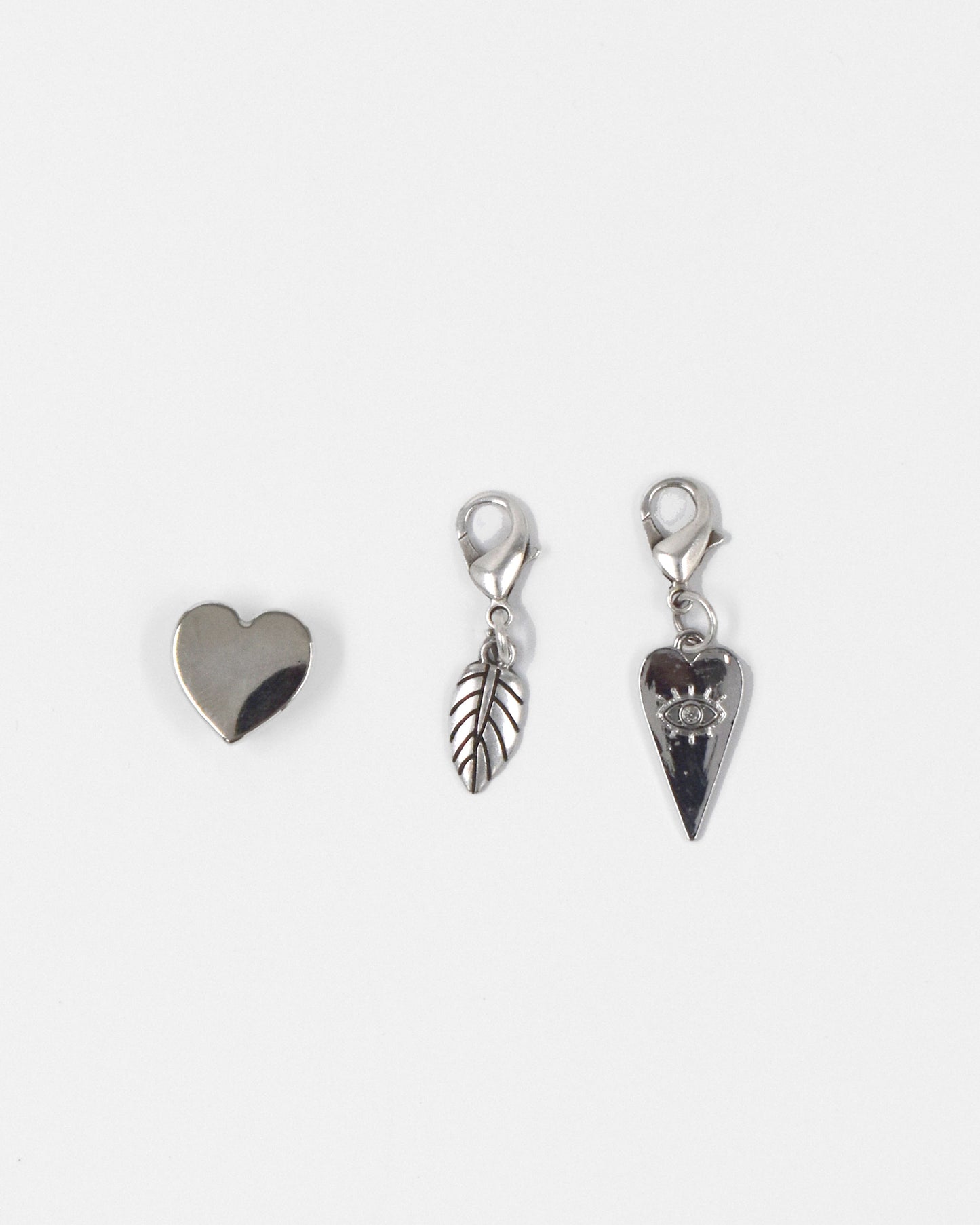 Bedel set zilver - Hartje Blad Hart oog