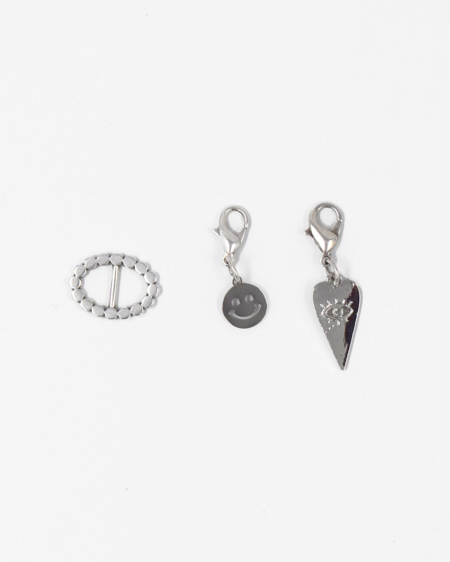 Bedel set zilver - Ring Smiley Hartje