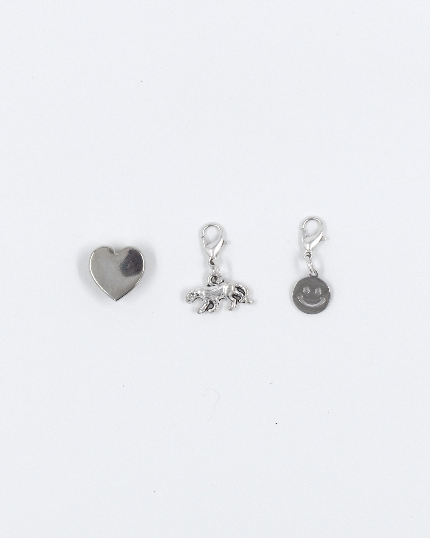 Bedel set zilver - Hartje Panter Smiley