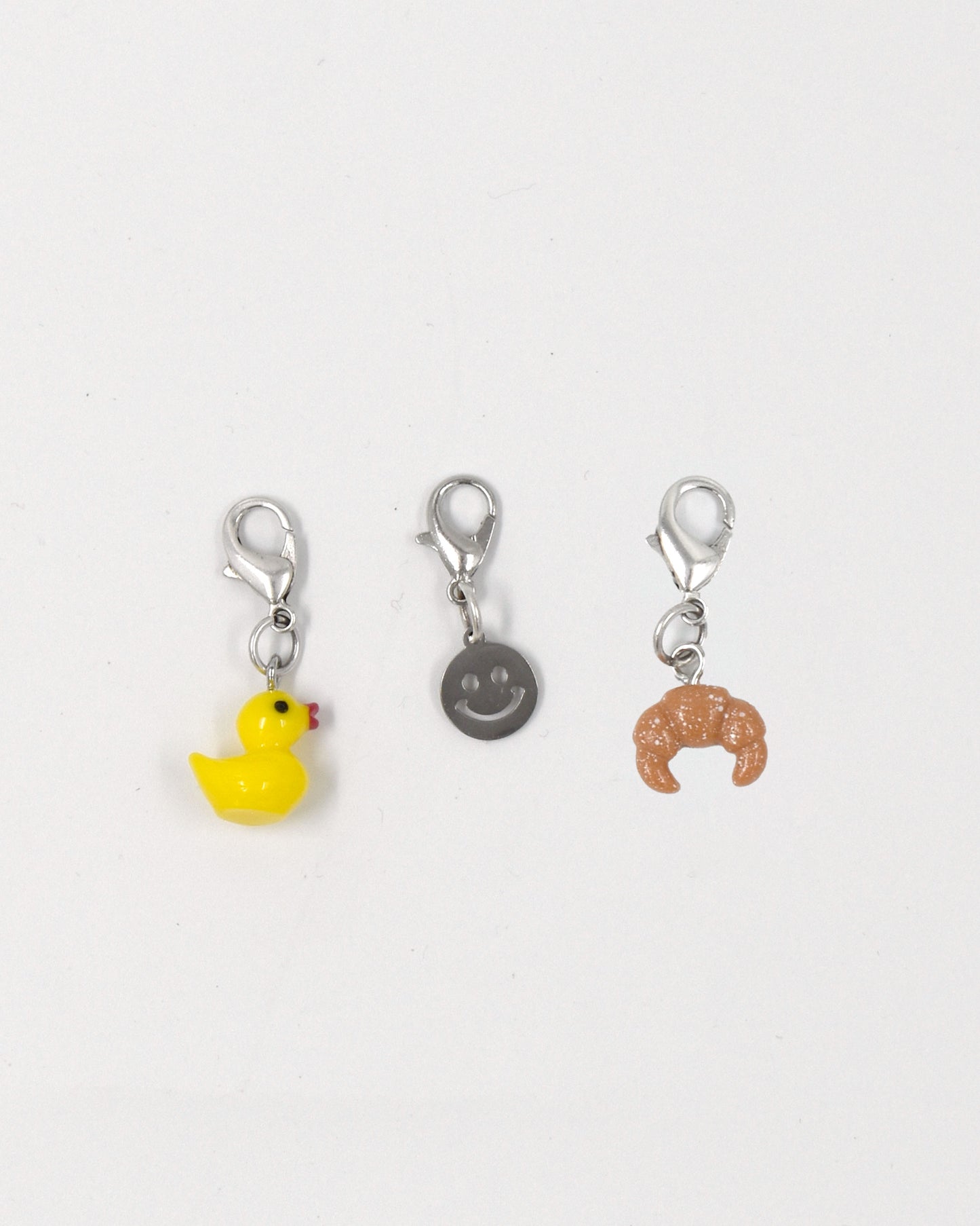 Bedel set zilver - Eendje Smiley Croissant