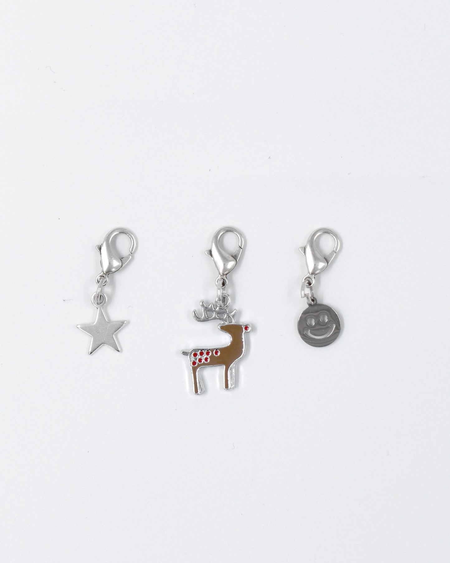 Bedel set zilver - Ster Rendier Smiley