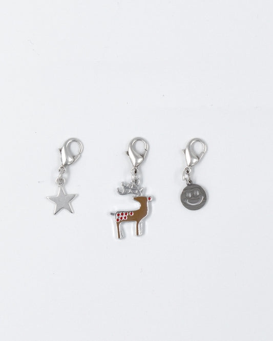 Bedel set zilver - Ster Rendier Smiley