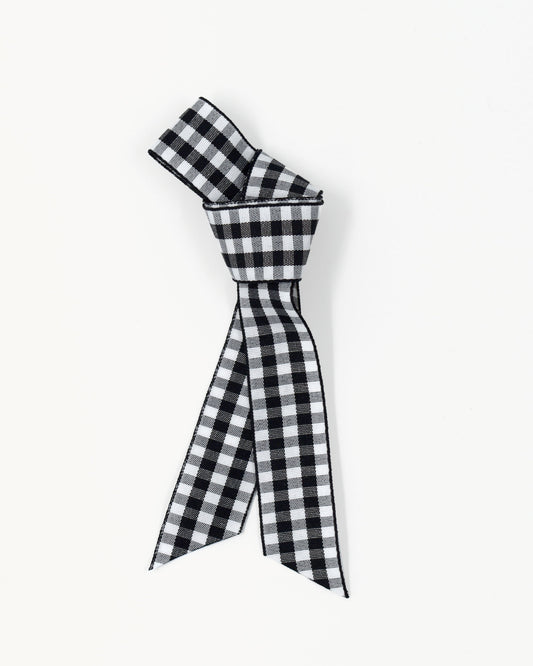 Lint Geblokt Zwart Wit