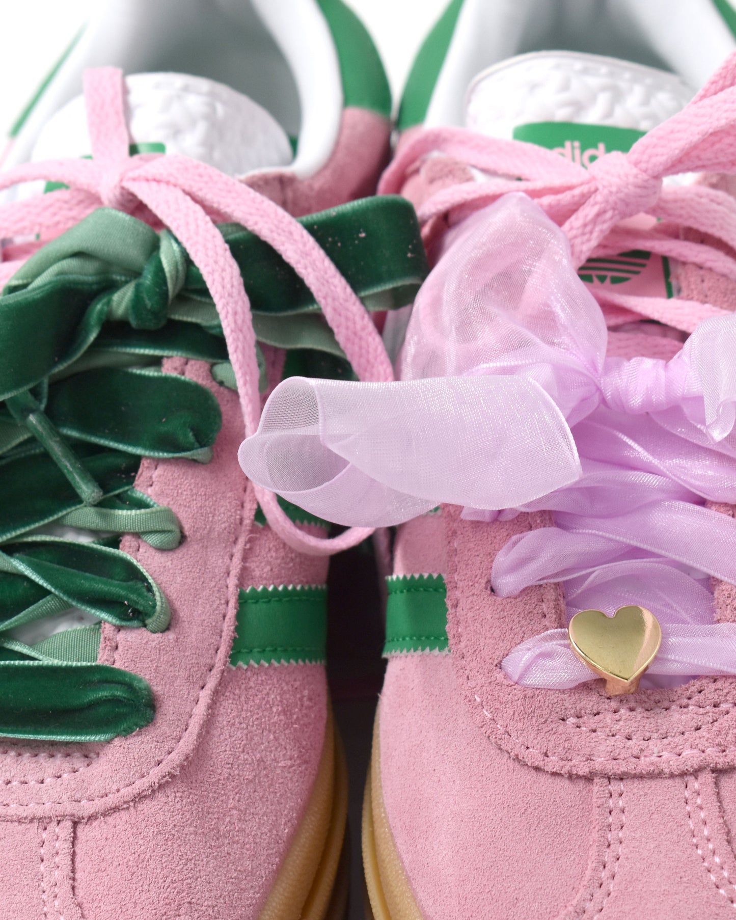 Set veters en bedels - Roze groen