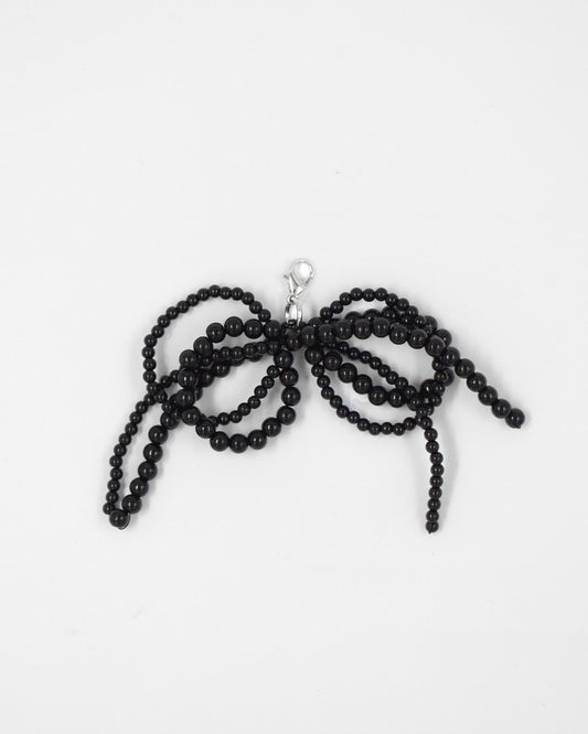 Statement Bedel strik zwart groot