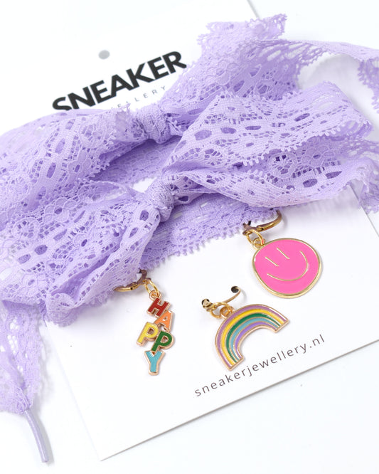 Veters & Bedelset Paars Kant