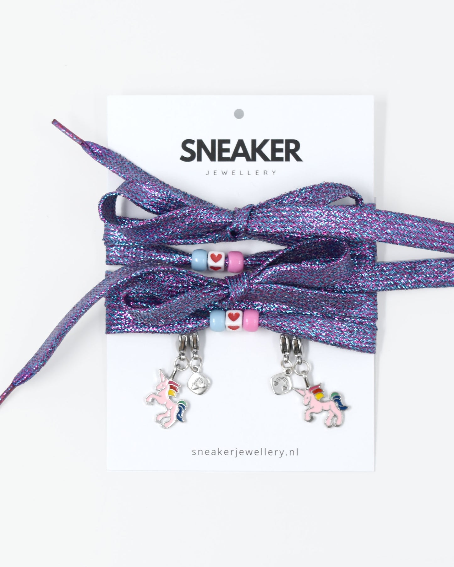 Veters & Bedelset Eenhoorn glitter