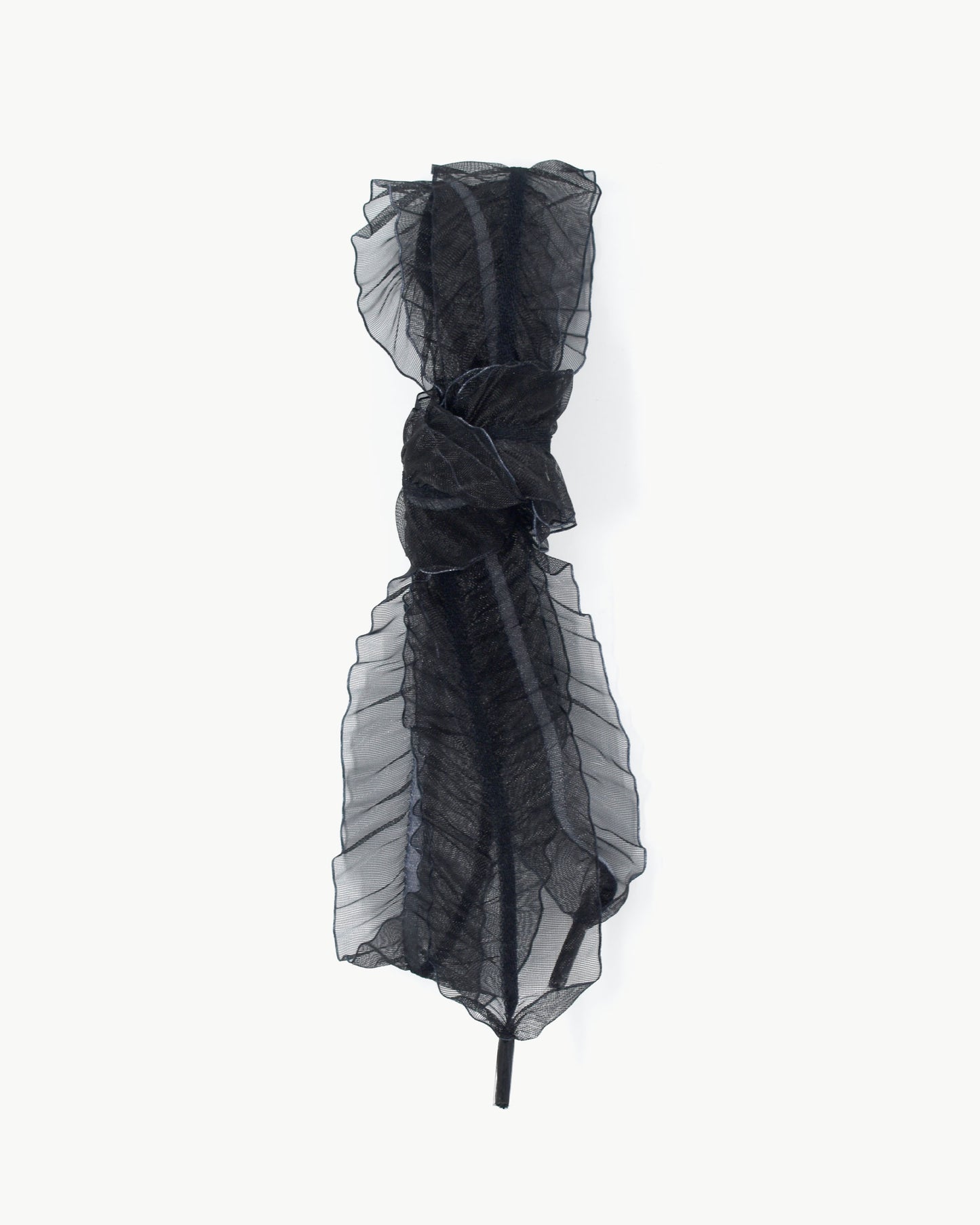 Veter Feather Organza zwart