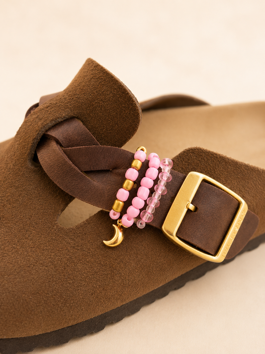 Sieraden set birkenstock roze