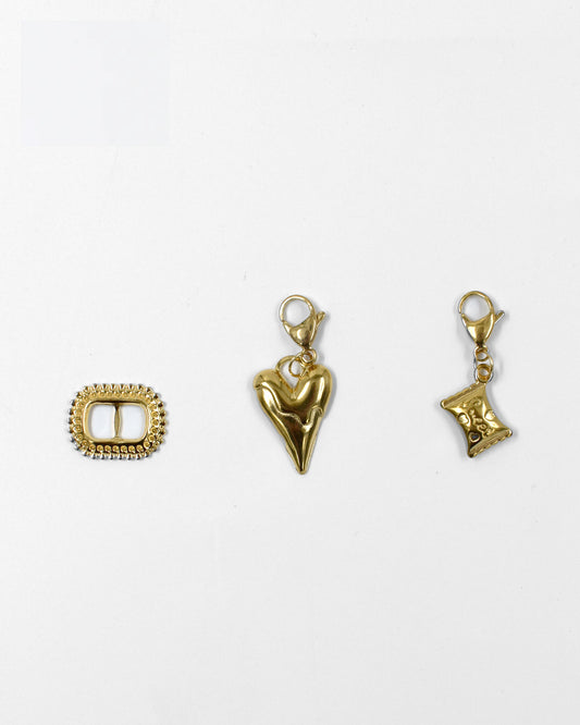 Bedel set goud - Ring Hart Candy