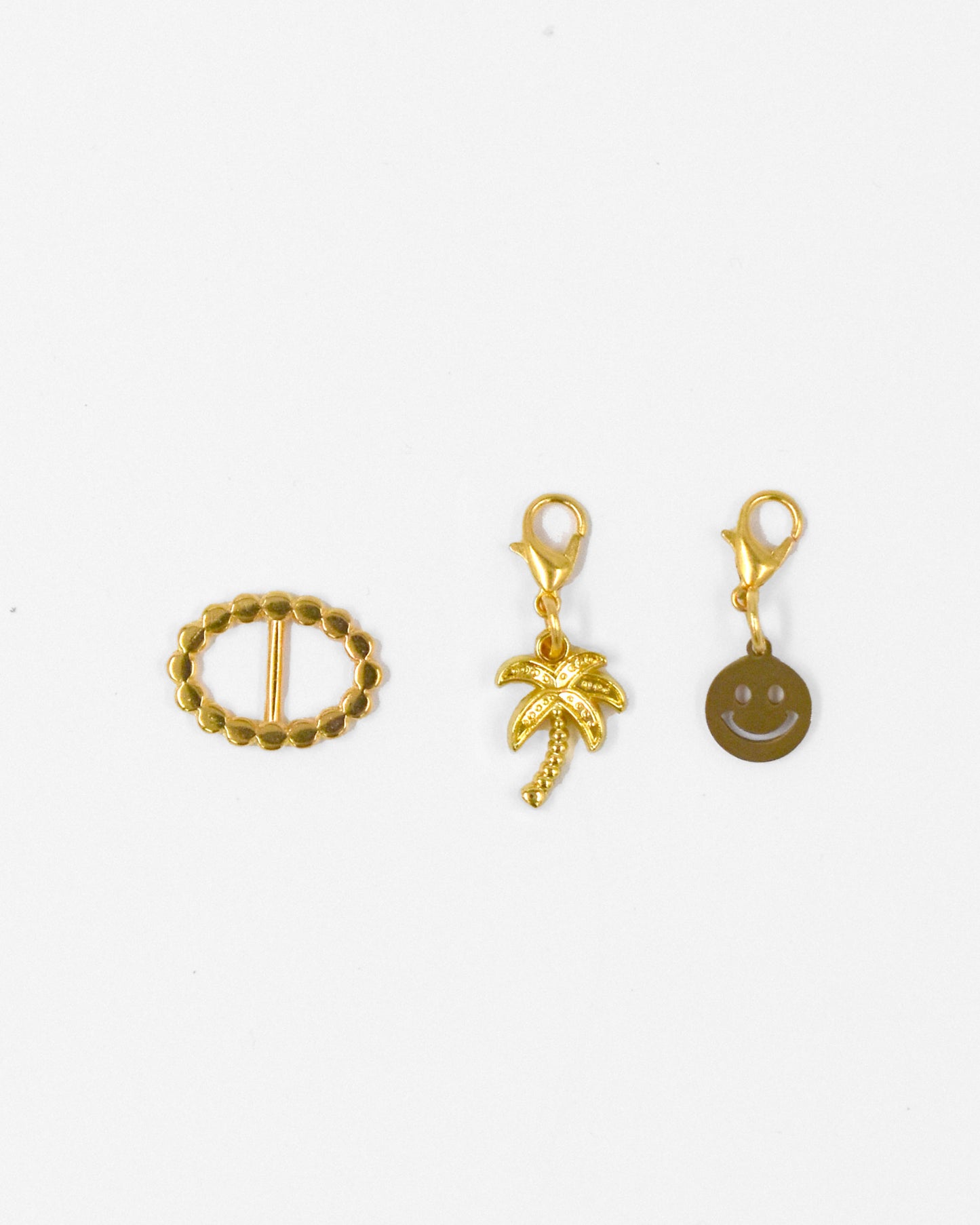 Bedel set goud - Ring Palm Smiley