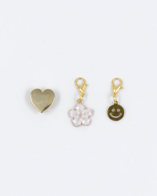 Bedel set goud - Hartje Bloem Smiley
