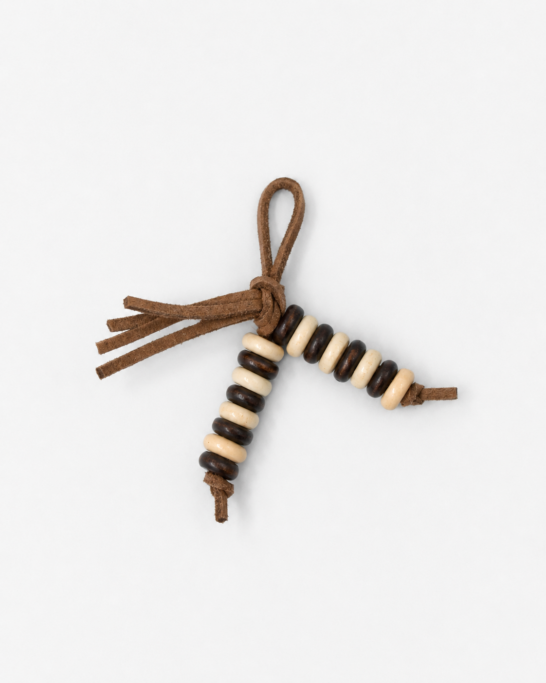 Charm met bruine kralen