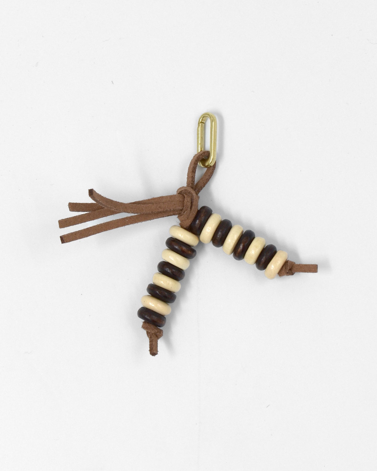 Charm met bruine kralen