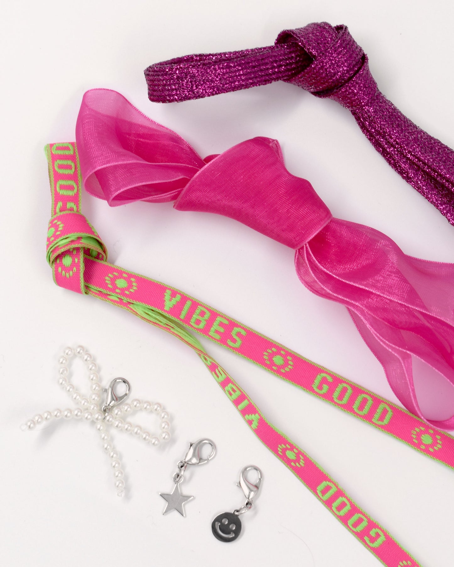 Set veters en bedels - Good Vibes Roze