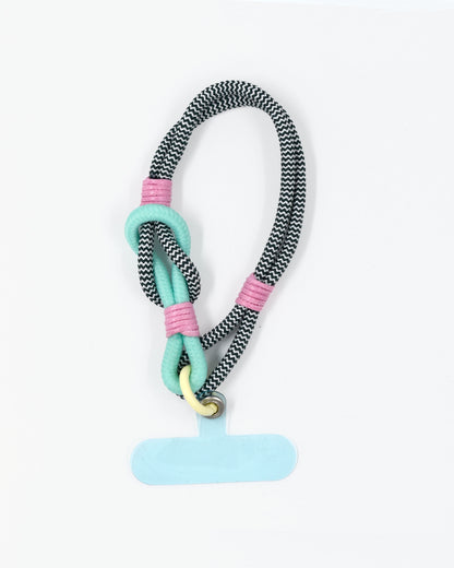 Telefoonkoord Pols Turquoise Roze