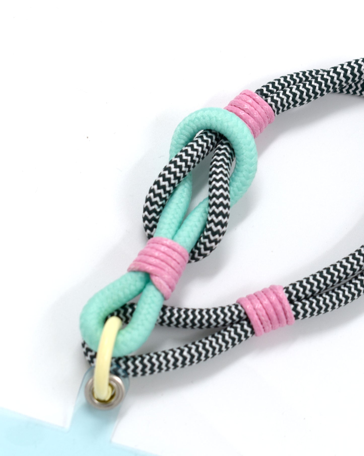 Telefoonkoord Pols Turquoise Roze