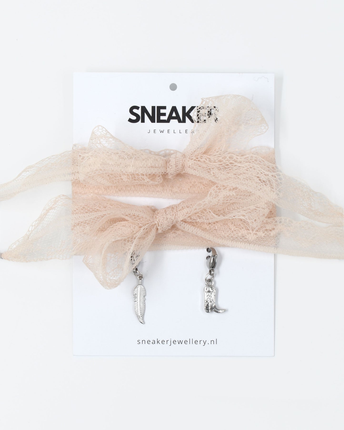 Veters & Bedelset Crème Kant