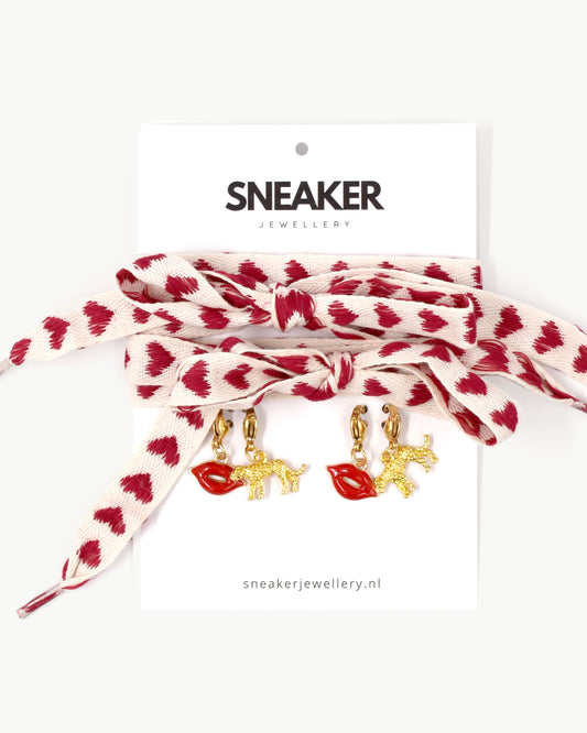 Veters & Bedelset Hartjes Rood