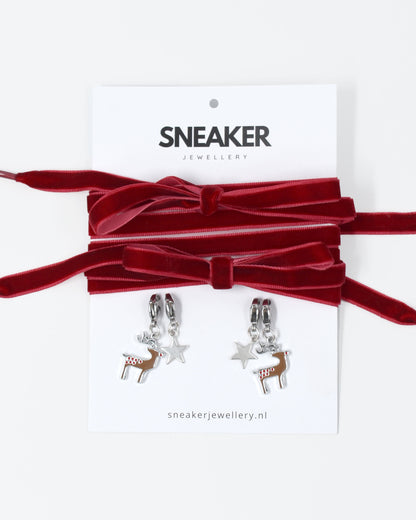 Veters & Bedelset Kerst Rood Velvet