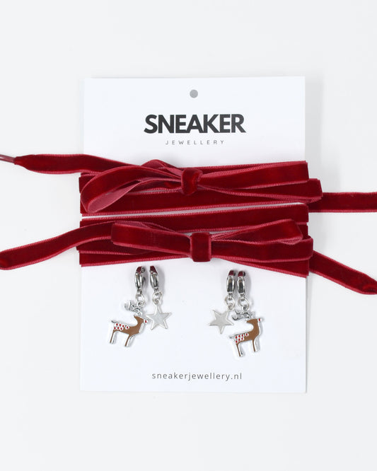 Veters & Bedelset Kerst Rood Velvet