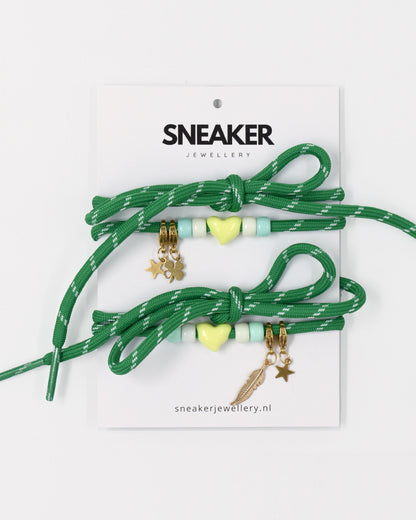 Veters & Bedelset Retro groen
