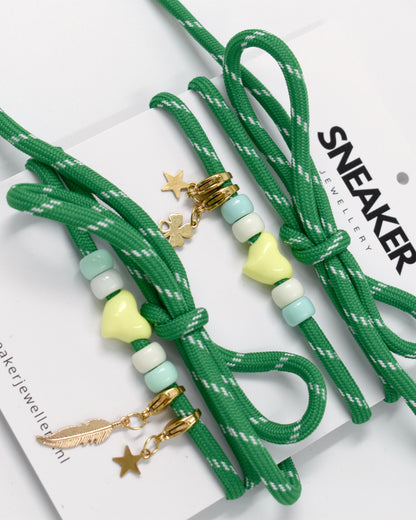Veters & Bedelset Retro groen