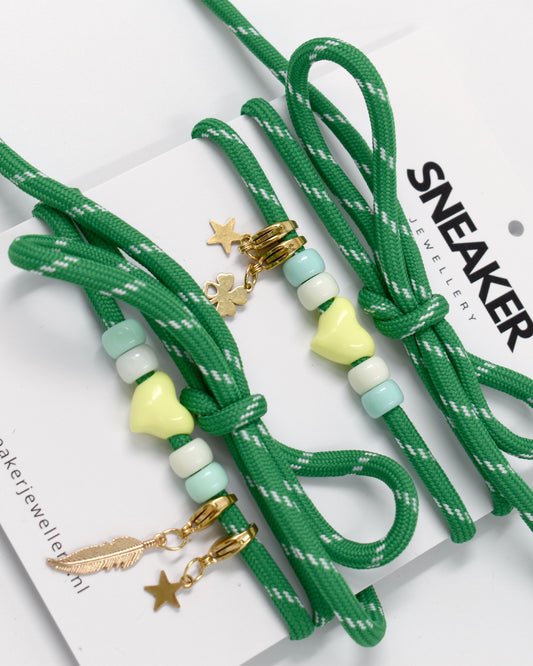 Veters & Bedelset Retro groen